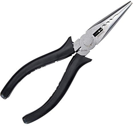 6-inch Mini Needle Nose Pliers with Wire Stripper Crimper Cutter Function Multitool