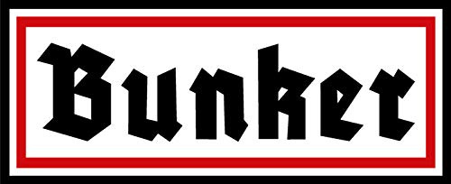 Blechschild 27 x 10 cm Bunker - Deko7