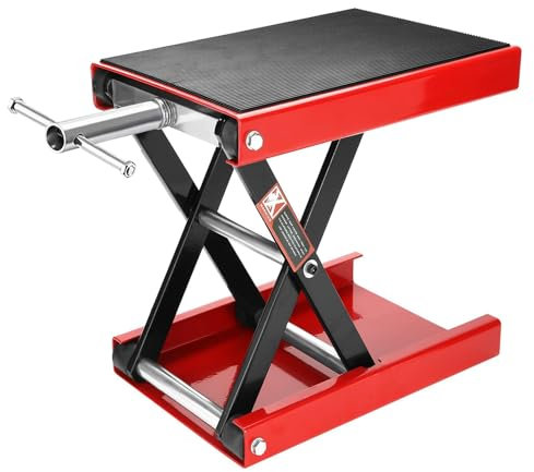 Shoze Motorbike Lifts 1100 LB(500kg) Center Scissor Lift and All-terrain Vehicle Wide Table Jack Bracket Yard Motorcycle Booth