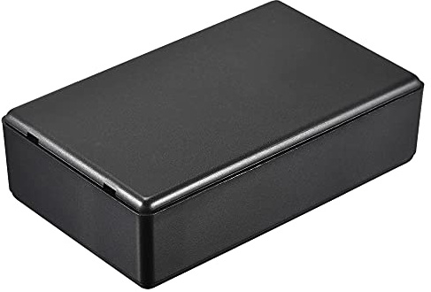 sourcing map Dustproof Junction Box 100x60x28mm ABS for Electrical Project Black