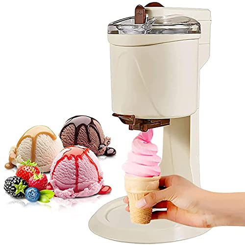 Gelatiera per Frozen Yogurt, Sorbetto E Macchina per Gelato Macchina Automatica per Gelato Soft, Contenitore per Ghiaccio Portatile Estraibile A