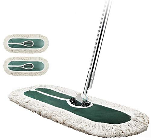 HASMI Fregona 360 ° de rotación de Microfibra fregona de Polvo, Suelo de Madera de la fregona, fregona de Polvo Plana, for el hogar/Ofice la Limpieza del Piso fregona de la Vuelta Mopa (Size : 122cm)