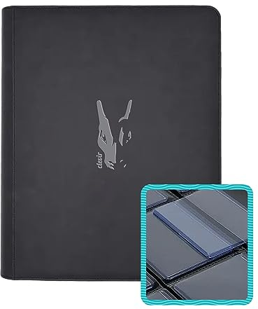 Clevir Premium Toploader Binder 252 - Geeignet für 252 Spielkarten - 9 Pocket Sammelmappe