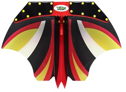 Sunflex® Air Glider Flaming Mars | Wurfgleiter mit bis zu 60 Meter Flughöhe | Wurfspiel mit Schnur zum Schleudern & geschicktes Werfen | Luft und Segel | Flugzeug Spielzeug Outdoor für Kinder