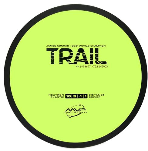MVP Disc Sports Neutron Trail James Conrad Edition Disc Golf Fairway Driver (170–175 g, Farben können variieren)