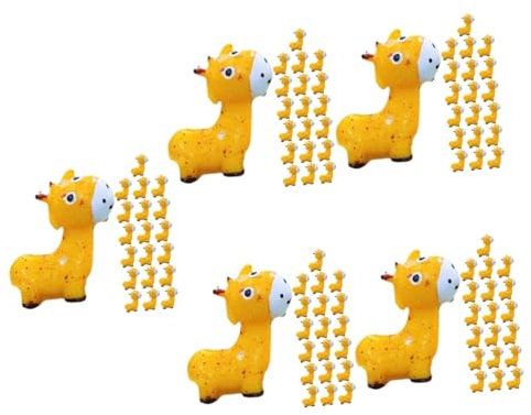 Toddmomy 5 Ensembles Statue De Girafe Animaux Miniatures Petits Jouets pour Chiens Figurine Animaux Jardin Statue Animaux Résine Figure De Girafe Chic Animal Miniature Chic 20 Pièces * 5