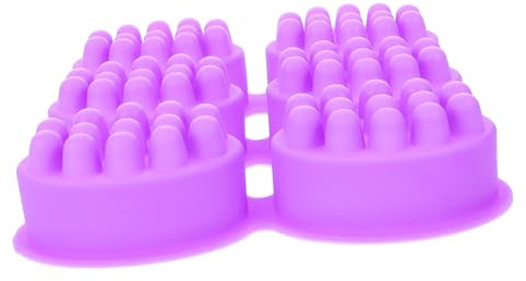 Uonlytech Stampo Riutilizzabile e Antiaderente Fatto a Mano in Silicone Ovale per Sapone per Creazioni Artigianali e Regali per Amici e Famiglia