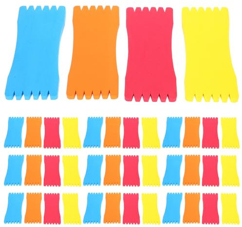 Ciieeo Supporto Lenza da Pesca Spugna Colorata 50 Pezzi, Avvolgitore Lenza Leggero e Durevole, Pannello Avvolgitore Pratico per Accessori e Attrezzature da Pesca All'aperto