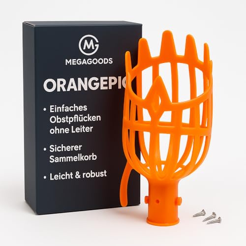 Recogedor de frutas de plástico para árboles altos Loquat ciruela DE.