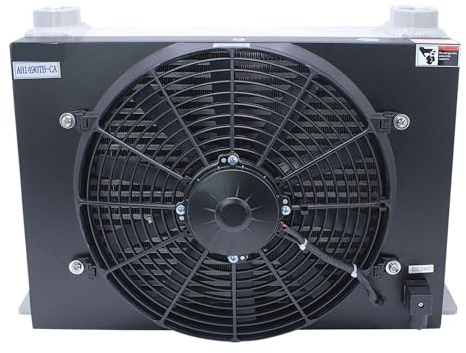 AH1490TB-CA 250L/min Piastra radiatore sottile for auto con riduzione dell'olio idraulico for macchine utensili CNC Ventola for olio ad alta temperatura Ampia area di dissipazione del calore(220)