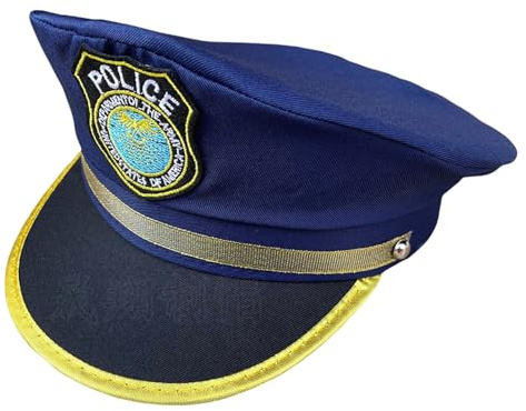 Moxeupon Kinder Polizeimütze - Polizistenhut Für Kinder,Verkleidung Kostüm Accessoire Polizeikappe Für Und Mädchen Party Karneval Halloween Events