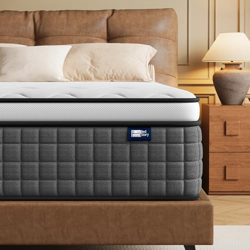 BedStory Matelas Ressorts Ensaches - Mémoire de Forme - 140x190-30CM
