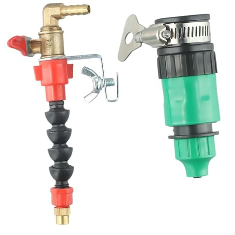 Gdfnmogo Pulverizador de agua para máquina de corte, boquilla de refrigeración de alta eficiencia con manguera de 5 m y soportes de montaje de acero inoxidable para amoladora angular y otras