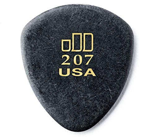 JIM DUNLOP Plektrum Jazztone, Groß Gerundet, 6 Stück, Schwarz