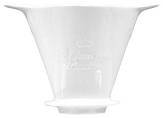 Seltmann 001.121679 Lukullus Porzellan Nr. 4 Filter, Weiß, 17,7cm x 12,5cm, 001121679 | 001121679