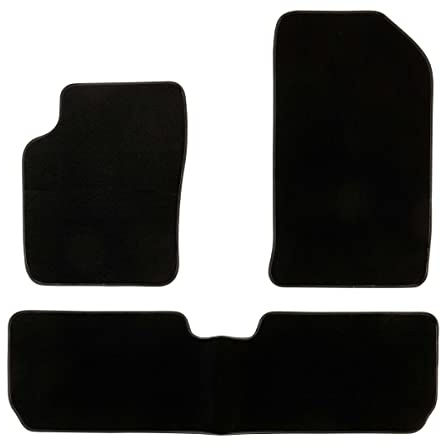 DBS 1764094 Autofußmatte - nach Maß - 3-teilig - Anti Rutsch - hochwertiger Nadelfilz 1000g/m² - Velours Fertigung - Sortiment Luxe