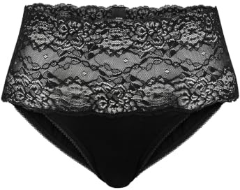 CALIDA Sensual Secrets Slip Damen | Unterhose, High-Waist, breiter, transparenter Spitzenbund