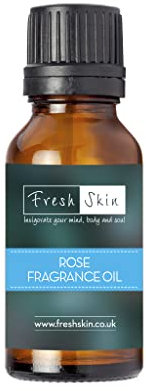 freshskin beauty ltd | Rose Fragrance Oil 10ml - Candles, Bath Bombs, Soap Making, Reed Diffusers & Wax Melts - Cosmetic Grade - Vegan Friendly