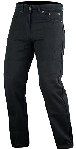 Bikers Gear Australia DKJ1001BLK-34S DKJ1001BLK-34S Pantaloni Jeans da Motociclista, Unisex adulto, Nero (Black), 34S UK / 44S EU