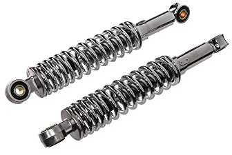 SWH Set: Federbeine, verstellbar, chrom, Länge: ca. 280mm - Simson KR51 Schwalbe, SR4 Vogelserie
