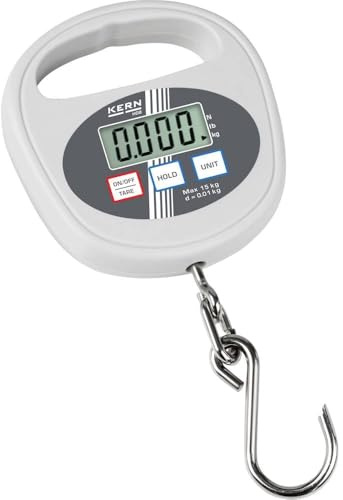 KERN Hängewaage HDB 30K-2XL (Wägebereich max. 30 kg, Ablesbarkeit 20 g, für Industrie + Privat, wiegen von Fischen / Wild / Früchten / Koffer usw.)