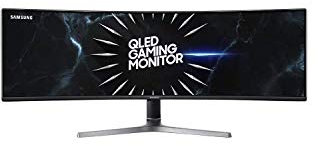Samsung LC49RG90SSUXEN 49 Curved LED Gaming Monitor - Dual WQHD 5120 x 1440, 120Hz, HDMI, Displayport, USB