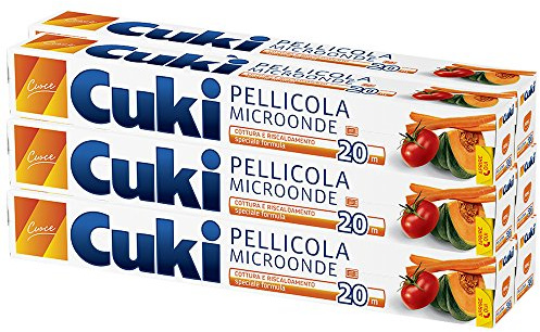 Cuki Pellicola Microonde, 6 Confezioni da 20 metri