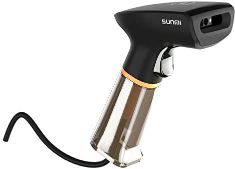 Lettore codice a barre con cavo USB - Barcode scanner per casse - Pistola per codici a barre per registratore di cassa - Lettore ottico per negozi, magazzini etc.