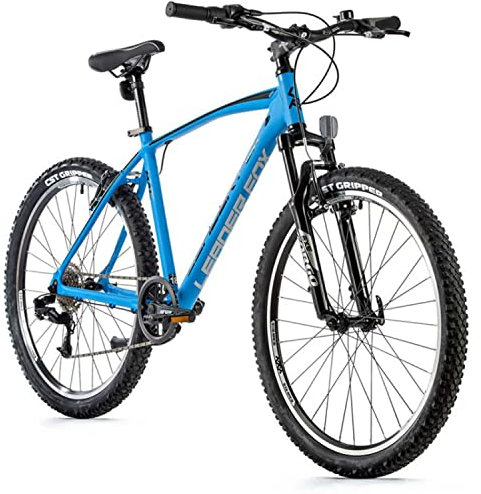 26 Zoll Alu Mountainbike Leader Fox MXC Gent S-Ride 8 Gang Blau matt Rh36cm