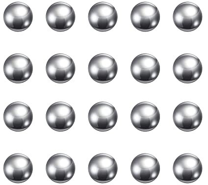 TOP-VIGOR 100Pcs 7mm Ball Bearings, Carbon Steel Bearing Balls G100 Precision Balls for Industrial Accessories, Bicycle Wheel, Skateboard Bearings