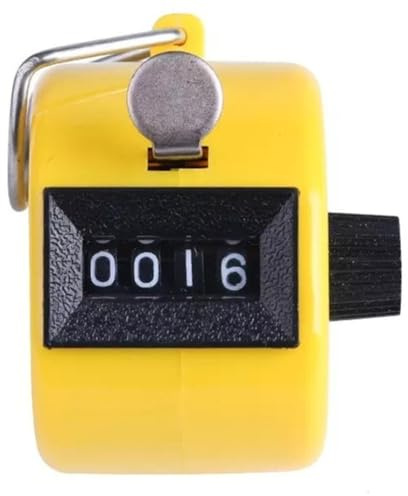 Carlso 6X Handzähler, Counter, Klicker, Personenzähler, Schlagzähler, Wurfzähler
