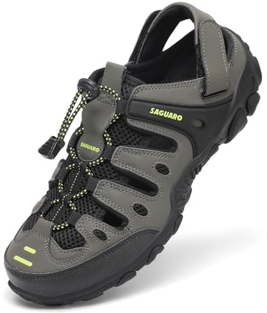 SAGUARO Sandalias de Trekking Hombre | Cómodas, Transpirables, Deporte