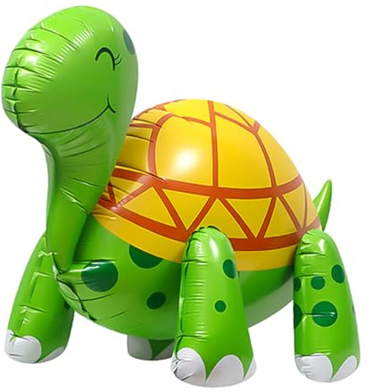 Bluelves Schildkröte Luftballon, 4D Hahnrei, Folienballons Stehend, XXL Helium Kindergeburtstag, Schildkröte Aluminiumfolie Tiere für Mädchen Party Deco