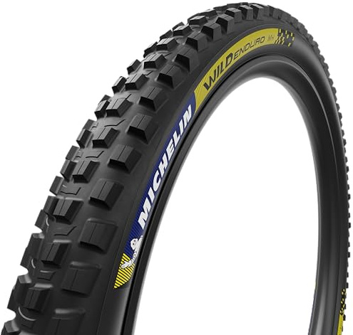 MICHELIN Unisex Adulto Wild Enduro Mh Racing Line Pneumatico Blu/Giallo 29 X 2.5 (63-584) Bike, Nero, Sizes