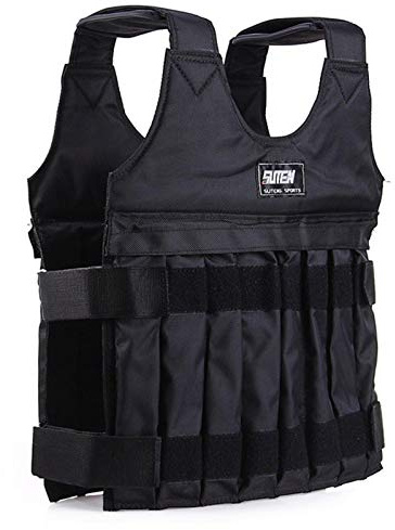 Bodyweight Weste - Workout Kraftweste, Training Widerstandsweste | Gewichtete Sportweste ohne Eisengewichte Verstellbare CrossFiit Gewichtsweste, Bodyweight Trainingsweste für Fitness Workout Weight