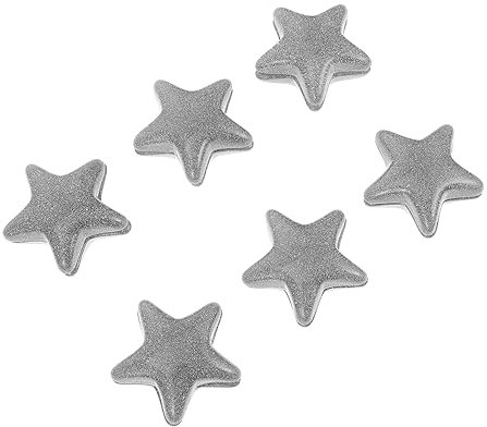 GARVALON 6paare Magnetische Vorhanggewichte in Fünf-Sterne-Form Fenstervorhang-anhänger Für Drapieren Robust Und Langlebig Für Haus Und Büro