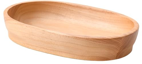 ISAKEN Ensaladera de madera, cuenco de sopa, cuenco de ensalada de madera, cuenco de frutas, ensalada, tazón grande redondo de madera para cereales, pasta, sopa, fideos, ramen