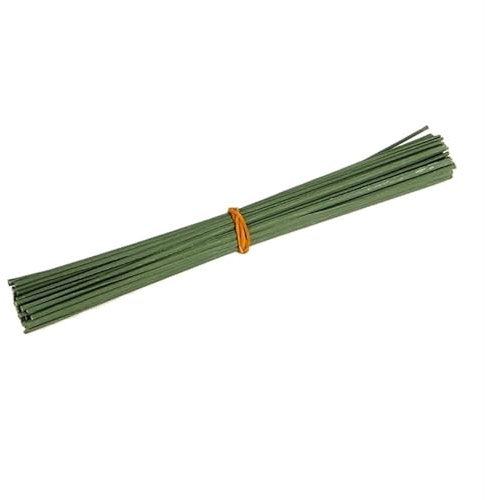 XUCZHAI 50PCS Künstliche Blumen Pole Eisen Draht Seide Rosen Blatt for Hochzeit Home Decor DIY Kranz Scrapbooking Handwerk Gefälschte Pflanzen