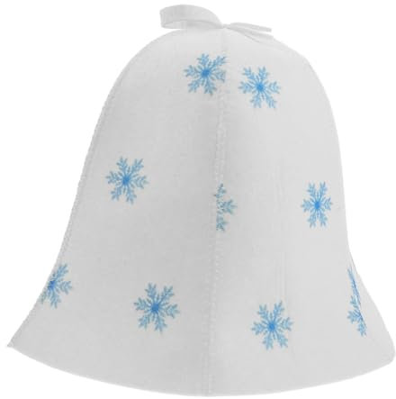 HAPINARY Absorbent Shower Cap Non-woven Sauna Hat Vaporarium Head Protection Skull Caps for Women in Bathroom