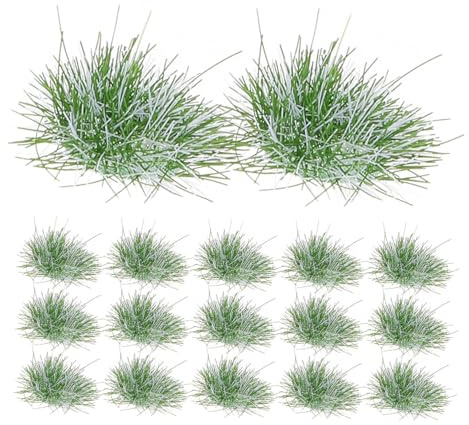 HOOTNEE Plantes Artificielles Miniature en Plastique pour Aménagement Paysager Extérieur, Décor Micro-Paysage, pour Projet de Modélisme Ferroviaire