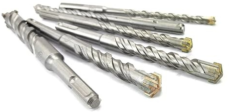 Tête de coupe transversale for béton et embout, marteau à double tarière 110mm 160mm 200mm, bloc de brique murale, marteau électrique, mèche de maçonnerie, 1 pièce(10mm,200mm)
