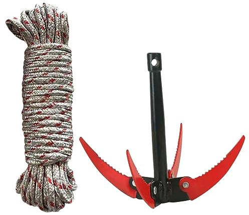 VANZACK Outil Arrachage Herbe Pliable Râteau Étang Acier Inoxydable Arracheur Professionnel pour Nettoyage Aquatique