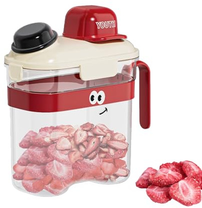 Conteneur de stockage des aliments pour chiens | Organisateur de traitement de chiot hermétique | Clear rangement Conteneur Organisateur Dispeller Dispentier Coud Assortide pour animaux de compagnie P