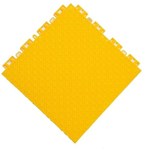 Modular Garage Floor Mats - Interlocking Non-Slip Grille Tiles with Drain Holes for Outdoor Car Wash & Patio Pool - 64pcs 25x25cm Splicing Mats