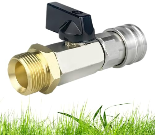 Heavy Duty Fittings - Pressure Washer Connector for Cleaning | Brass M22 14mm with Leak Proof Seal, Quick Connect Hose Adapter, Car Wash Outdoor House Deck Faucet Patio Porch Lawn Poolside