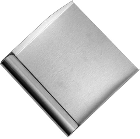 COLLBATH Edelstahl Handschaufel Staubschaufel Multifunktional Großer Schaufelkopf Staubbehälter für Küche Garten Büro Getreide und Müllaufnahme Robust und Spülmaschinenfest
