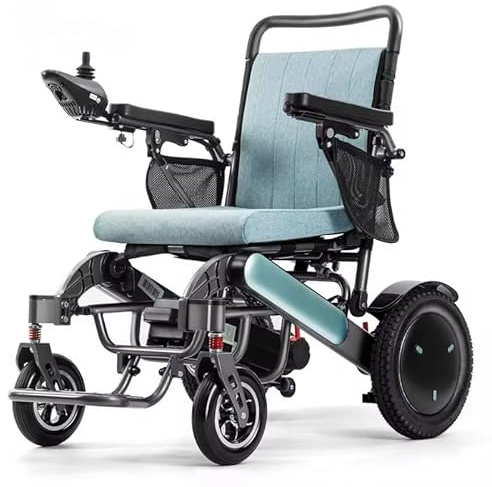 PLUS SANTE LiteRider – Fauteuil Roulant Électrique Pliable, Double Moteur 2×300W, Autonomie 25 km, Batterie Performante, Robuste & Maniable, Intérieur/Extérieur