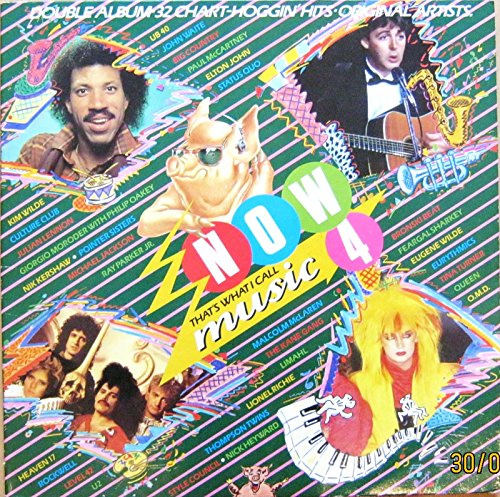 NOW THAT'S WHAT I CALL MUSIC 4,Double Vinyl LP-U2,QUEEN,STATUS QUO,UB40,LEVEL 42
