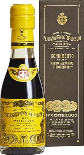 Giusti - Condimento a base di Aceto Balsamico di Modena IGP - 100ml - 4 Medaglie d'oro champagnottina