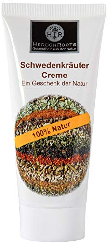 Schwedenkräuter Creme Balsam • ohne Kortison • wohltuend bei trockener Haut • wunden Nasen Lippen Ohren Flechten Dermitis • HerbsnRoots • 100ml